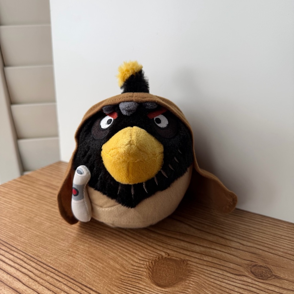 Angry Birds Star Wars Obi-Wan Kenobi Commonwealth 2013 Plush 5” Not For Retail